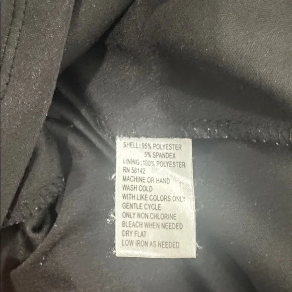 Maggy London Teal and Navy Long Sleeve Dress - Picture 11 of 12